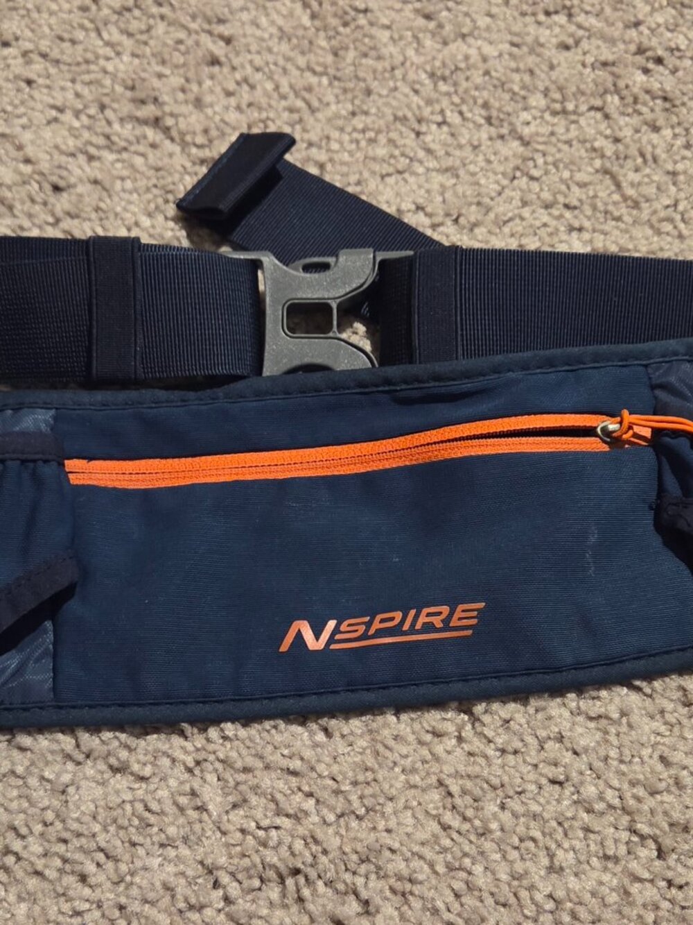 Nspire by Nathan Dual Bottle Hydration Belt Blue/Orange
